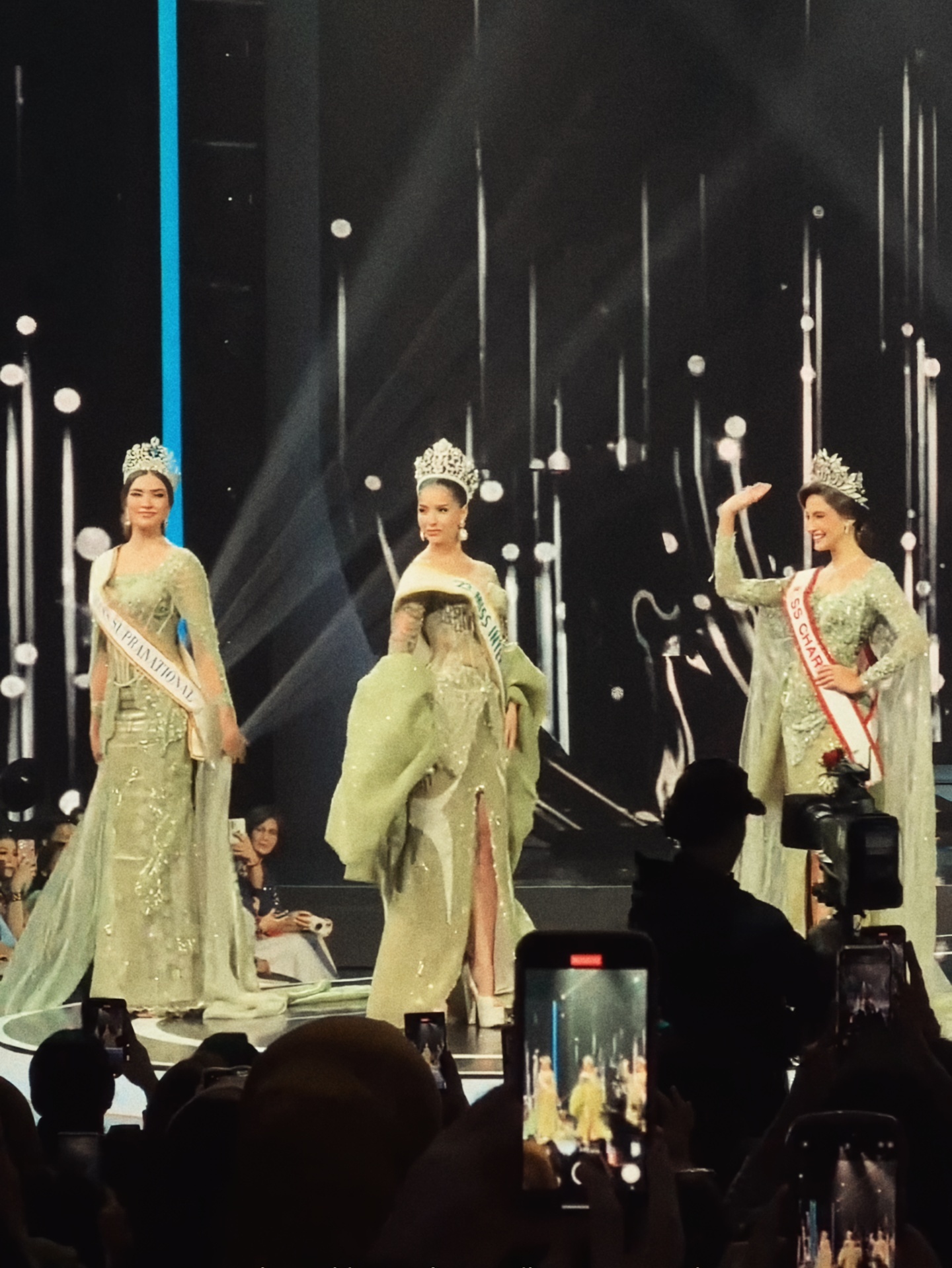 Tiga ratu kecantikan internasional hadir di penobatan Puteri Indonesia 2024